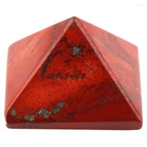 ジュエリーポーチTumbeelluwa Red Jasper Pyramid HealingReiki Figurine Decoration Gem Stone