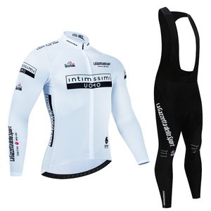 Conjuntos de camisas de ciclismo Tour De Italia Itália Conjunto de camisas de ciclismo de manga comprida Roupas de mountain bike para homens Roupas de bicicleta de corrida Ropa Maillot Ciclismo 230612