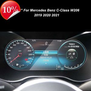 New For Mercedes Benz C-Class W206 2019-2021 12.3" Dash Board Screen Tempered Glass Protective Film Interior Accessories