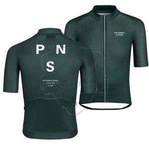 Cykeltröja sätter PAS Normal Studios Cycling Clothing Short Sleeve Ropa Ciclismo PNS Cycling Jersey Set Bike Jersey Uniform Cycling Shirts 230612