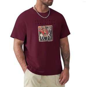 Polos Masculinas Simon Graceland T-Shirt Summer Tops Roupas Hippie Mens Graphic T-shirts Anime