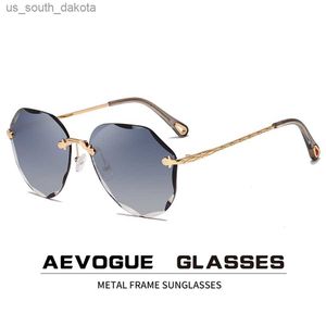 Солнцезащитные очки Aevogue для женщин, дамы без родийных линз, дизайнерские бренды океанские шторы винтажные солнцезащитные очки AE0637 L230523