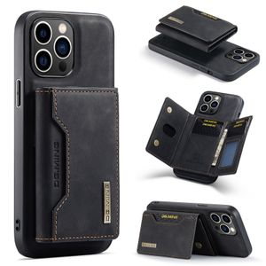 Gratis DHL -grossistmagnetiska löstagbara läderplånbokskort Hållare Telefonfodral för iPhone 14 Pro Max 13 12 11 Mini X XS XR 7 8 Plus