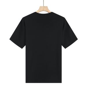 T-shirts masculinas T-shirts de verão brancas e pretas