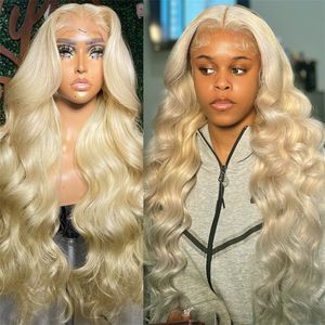 613 HD Кружевое лобное парик 13x6 HD Body Wave Lace Front Human Hair Wigs для женщин 13x4 Цветные медовые блондинка кружев