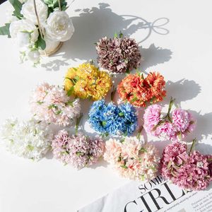 Dried Flowers 12PCS Artificial Scrapbook Wedding Bouquet Bridal Accessories Clearance New Year Christmas Home Decorations Silk Stamen