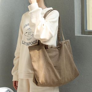Вечерние сумки большой емкость женщин хлопок многоразовый сумка для покупок просто холст плеч
