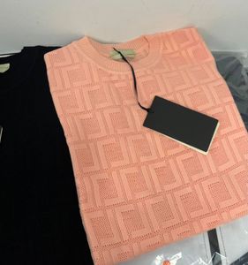 여성 니트 티 니트 자르기 탑 편지 속이 빈 여름 짧은 소매 우아한 탑 화이트 블랙 그린 오렌지 핑크 컬러 빈티지 패션 스트리트웨어 아웃핏 여름