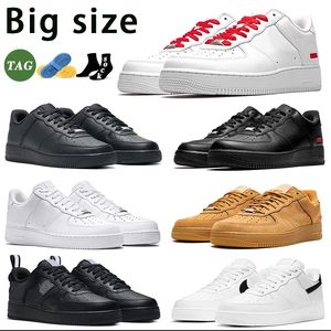 2023 designer skor casual löpskor män kvinnor sneakers skuggplattform 1 1s klassisk tripe vit svart verktyg vete mens tränare stor storlek