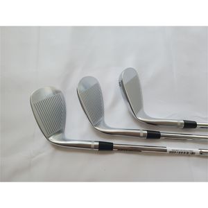 Club Shafts Brand SM9 Wedges Golf Silver Clubs 485052545658606264 Degrees Steel Shaft With Head Cover 230609