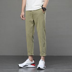 Pants Ankle Length Black Pants Men Korea Style Harem Clothing Green Trousers For Male Casual Pants Spring Summer 2022 New Overall