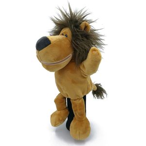 Andra golfprodukter Cartoon Lion Golf Driver Headcover 460cc Animal Head Cover Golf Club Accessories 2 Colors Mascot Novelty Söt gåva 230612