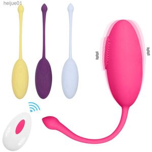 12 Velocità Vibratore Uovo Telecomando senza fili Palline vibranti Giocattoli sessuali per donna Stimolatore clitorideo G Spot Sexo Dildo Vibrador L230518