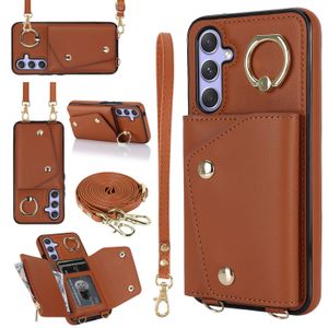 DHL DHL Wholesale Crossbody Zipper Weather Wallet Case لـ Samsung Galaxy A14 A54 A53 S23 Ultra S22 Plus S21 Note 20 Ultra S23 Plus Fe Card Solt Ring Cover