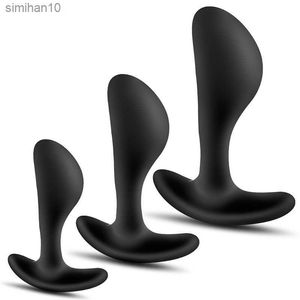 3pcs Kit plugue anal plugue anal conjunto de treinamento ânus brinquedos sexuais gay masculino massageador de próstata masturbador mulheres exóticas produtos sensuais L230518