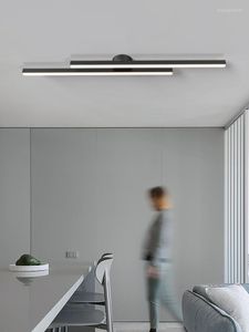 Ceiling Lights Minimalist And Elongated Living Room Without Main Lighting Creative Corridor Cloakroom Line Light