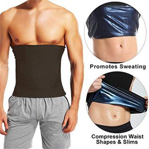 Waist Support S5XL Sauna Trimmer Belly Wrap Workout Sweat Band Abdominal Trainer Weight Loss Body Shaper Tummy Control Slimming Belt 230613