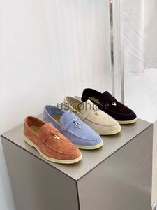 Sapatos sociais Sapatos de grife Summer Charms Walk Casual Shoe Women mocassins Men Camurça Calf Skin Muller shoes Brand classic walking flats mules comfortable J230612