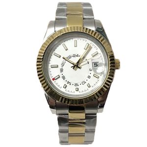 Skydweller relógio masculino moda luxo 40mm 41mm relógios de aço inoxidável automático mecânico safira fecho sólido relógio de pulso relógio de pulso montre dourado feminino aaa