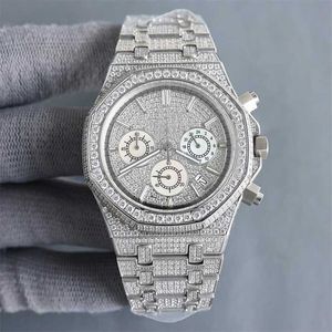 Kwarcowe zegarki zegarek Diamond Ruch 42 mm Sapphire Waterproof Fashion Men Men Men Men Casual Businesswatch Montre de Luxe RM6Z