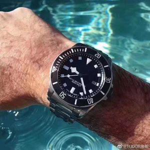 Aaa tanie męskie pelagos designer luksruy tudr zegarki prx uhr mechaniczny ruch na rękę z pudełkiem czarne wybieranie data montre homme