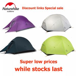 Tents and Shelters Cloud Up 1 2 Tent Ultralight Camping Tent Double Layer Waterproof Tent Outdoor Hiking Backpacking Tent With Free Mat 230609
