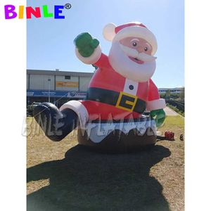 Promotional cute giant Christmas Inflatable Santa Claus Balloon blow up Inflatable Xmas Father Model for New Year decoration