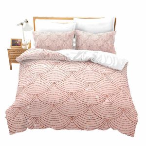 Постилочные наборы наборов русалки шкала одеяла роскошные геометрические постельные принадлежности для мальчиков девочки -подростки декор спальни декор Снига