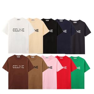 Trend Thirts Men Menser Solid Color T Shirt أزياء غير رسمية فضفاضة قميص قصير الرجال نساء ملابس الشارع