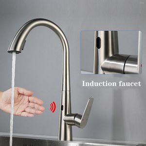 Kitchen Faucets Faucet Kitche Home And Intelligent Infrared Sensing WaterTap Cold Steam Deck Smart Gourmet