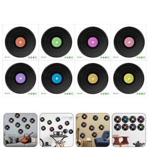 Wall Vinyl Records Record Decor Stickers Party Room Sticker Living Music Boxes Shipping Decorations Supplies Aesthetic Signs