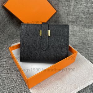 Najwyższej jakości projektant portfel torebka miękka skórzana skóra Kownina krótkie portfele srebrne złote sprzęt dla kobiet uchwyty na karty torby modowe z seryjnym pudełkiem
