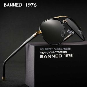 2021 HD Polarized UV 400 Мужские солнцезащитные очки Совершенно новые мужские прохладные солнцезащитные очки. Возвращение очков Gafas de Sol с коробкой L230523