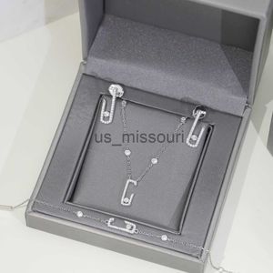 Pendant Necklaces The hottest MOVE series of luxury jewelry in the 2022 season Necklace bracelet in 925 sterling silver women's earrings J230612