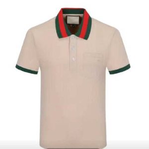 Camisas Polo Estilistas Masculinas de Luxo Itália Camisetas de grife Roupas de Manga Curta Gu Moda Verão Camiseta Tamanho Asiático M-3xl