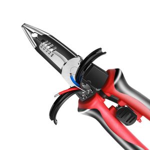 Tang Multifunctional Electrician Pliers Long Nose Pliers Wire Stripper Cable Cutter Terminal Crimping Hand Tools