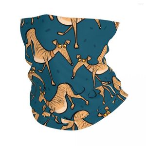 Schals Brindle Multi Greyhound Bandana Halsmanschette Bedruckter Whippet Lurcher Galgo Hundemaskenschal Mehrzweck-Stirnband Laufen Erwachsener