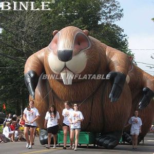 Açık Dekorasyon Dev Şişirilebilir Kunduz Şişirilebilir Gopher Fare Satılık Büyük Hayvan Balonları