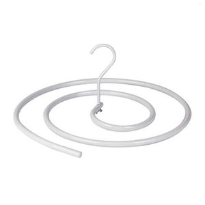 Hangers Rotating Quilt Drying Rack White Round Spiral Sheets Hanger Wrought Iron For Wardrobe