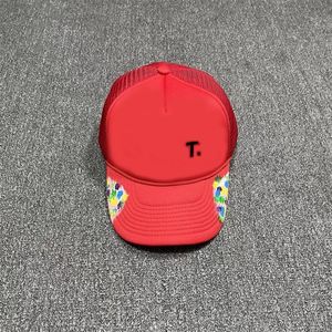 Workshop Caps Designer Trucker Hat For Men Mesh Back Black Orange Casquette Curved Brim Baseball Cap Women Summer Nylon Blend MZ011 Q2