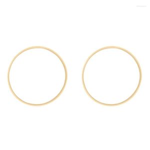 Декоративные цветы AFBC 2x Dream Bamboo Rings Rings Деревянный круг круглый ловушка DIY Обруч для цветочных венков Дом Сад Декор 18 см.