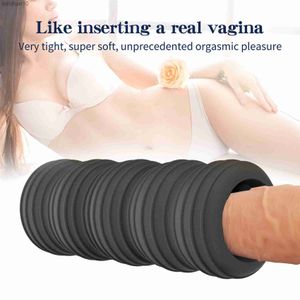 Masturbatore maschile Cup Soft Pussy Sex Toys Vagina artificiale Glande per adulti Endurance Esercizio Prodotti del sesso Vacuum Pocket Cup for Men L230518