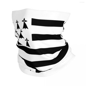 Schals Bretonische Bretagne-Flagge, Bandana, Halstuch, bedruckt, Wickelschal, multifunktionales Stirnband, Radfahren, für Männer, Frauen, Erwachsene, waschbar