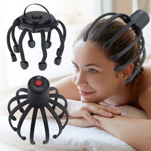 Head Massager PASTSKY Electric Head Massager Scalp Vibrator Octopus Claw Stress Relief Antiestres Relax Hair Growth Capillary Stimulation 230609