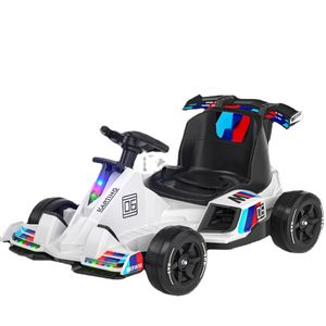 Nuova auto elettrica per bambini Go Kart con gioco all'aperto Giocattolo giro elettrico in auto per bambini di 3-8 anni Passeggino per bambini Veicoli giocattolo