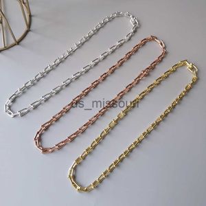 Pendant Necklaces necklace bracelet Thin Ushaped horseshoe hardware designer gold pendant for women Men couple fashion e Top Quality Wedding Party Than J230612