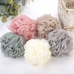 Plain Large Bath Balls Bubble Shower Sponge Mesh Loofahs Sponges 50g Wholesale Bathroom Accessories i0612