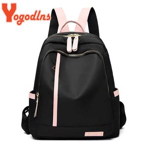 Backpack Yogodlns Fashion Oxford Backpack Women Large Capacity School Bags For Teenager Waterproof Travel Rucksack Casual Girls Knapsack J230517