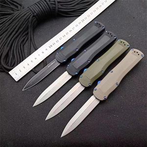 BENCHMADE 3400 Autocrat faca automática Double-Edge S30V lâmina de acampamento ao ar livre EDC borboleta militar Tactical Combat Survival D22298C