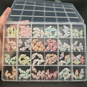 Fałszywe paznokcie 3D Flower Flower Pearl Paznokcie Art Decora brokat stop wiśnia puszysta kulka świąteczna projektant uroków biżuteria paznokcie części 230609